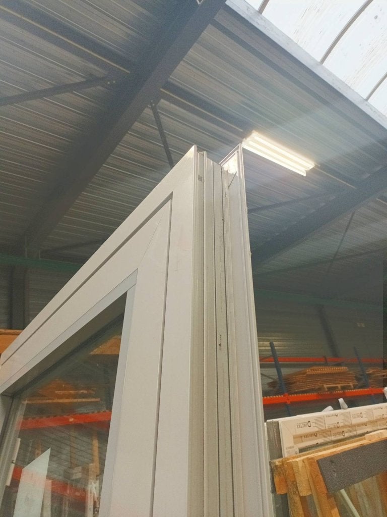 Aluminium Buitendeur volglas  b108,4 x h239 cm -2181-, Gebruikt, 215 cm of meer, Niet ingevuld, Ophalen of Verzenden