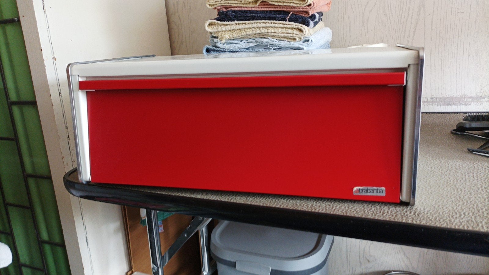 Brabantia Broodtrommel, Ophalen, Zo goed als nieuw, Metaal, Broodtrommel