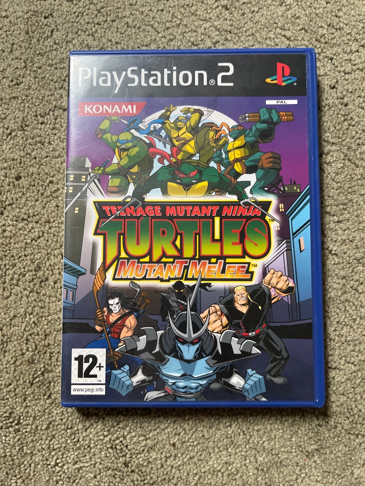 Teenage Mutant Ninja Turtles Mutant Melee PS2, Spelcomputers en Games, Games | Sony PlayStation 2, Gebruikt, Vechten, Eén computer