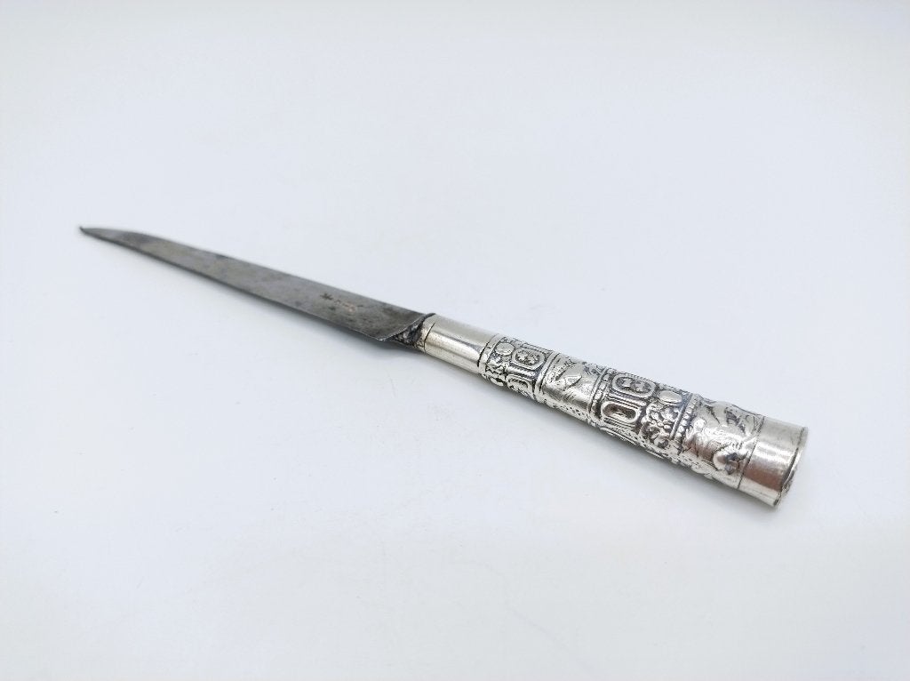Zilveren reismes, C. Coutrier, Amsterdam, ca. 1740, Verzenden, Zilver