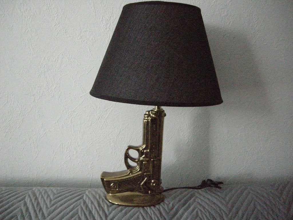 Lamp gun gold Housevitamin - nieuwst., Ophalen, Goud, 47 cm, E27 (groot)
