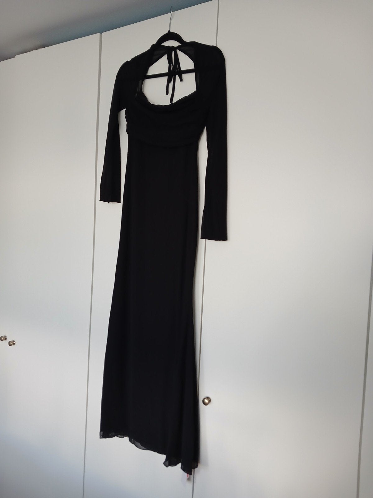 Zwarte lange jurk maat M nieuw, Kleding | Dames, Maat 38/40 (M), Galajurk, Zwart, Nieuw