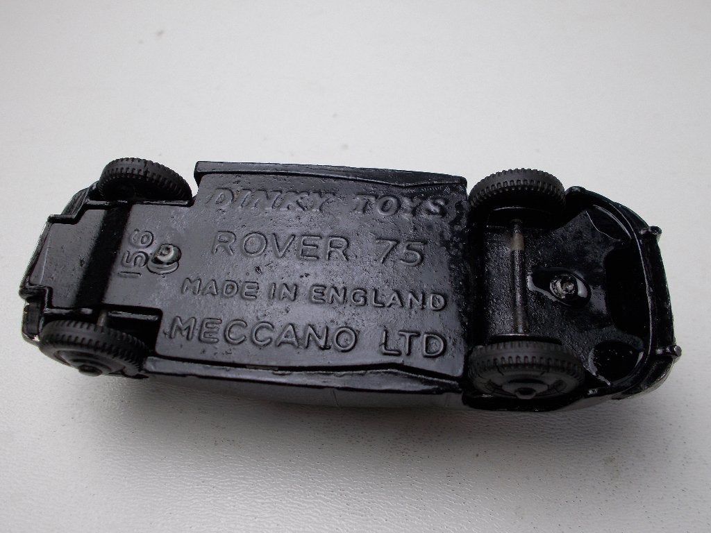 1956 Dinky Toys 156 ROVER 75 (Gerestaureerd.), Ophalen of Verzenden, Gebruikt, Auto, Dinky Toys