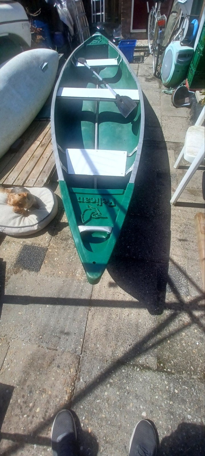PELICAN Canadese kayak !  3 Persoons, polyurethaan  !, Ophalen, Gebruikt, Canadese kano of Open kano