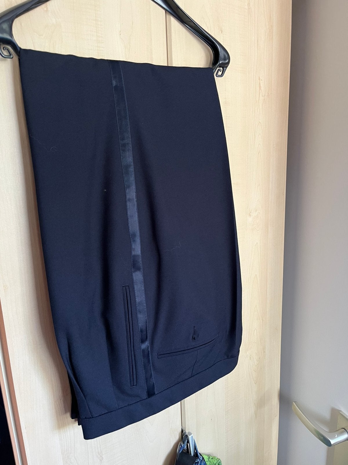 Trouwpak Donkerblauw. Compleet. (Ophalen), Kleding | Heren, Trouwkleding en Trouwaccessoires, Ophalen, Gedragen, Overige kleuren