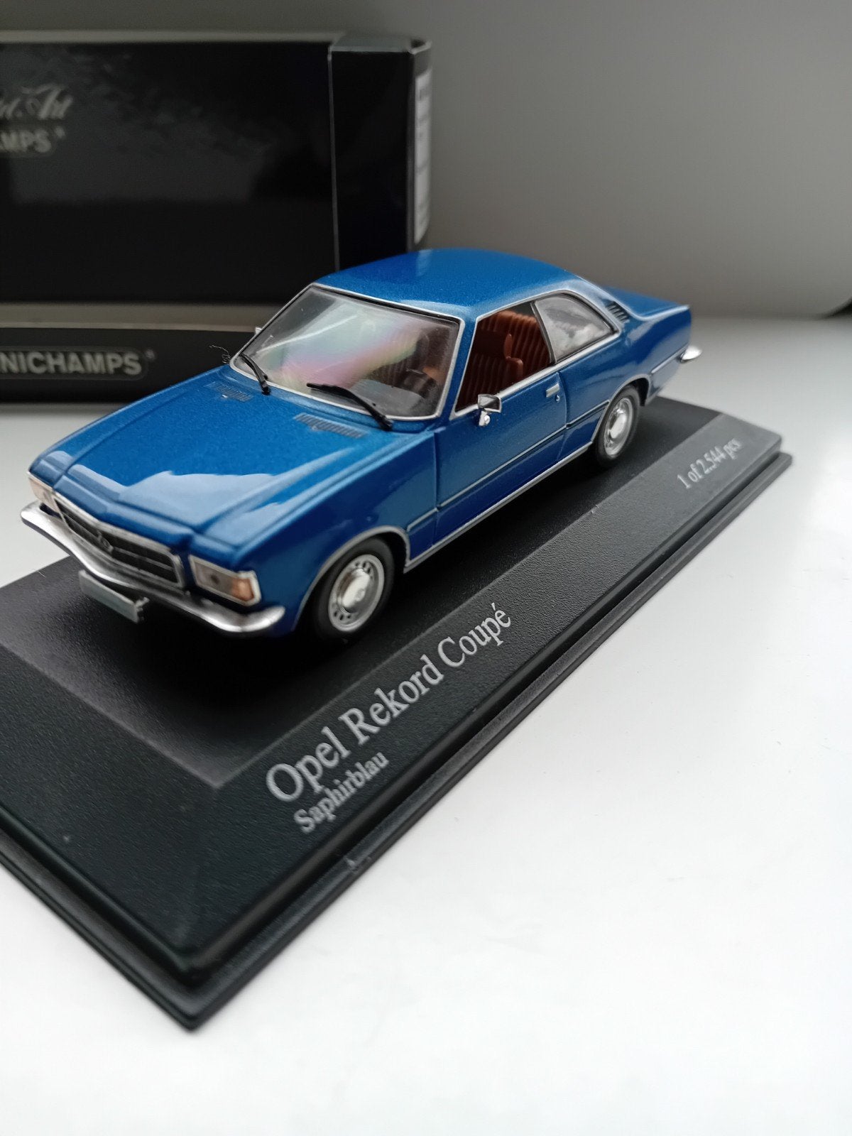 Minichamps Opel Rekord D 1900 l Coupe., Hobby en Vrije tijd, Modelauto's | 1:43, Ophalen of Verzenden, Zo goed als nieuw, Auto
