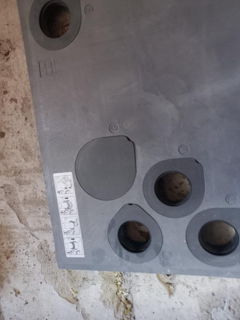Nieuwe meterkast bodemplaat, Pvc, Overige typen, Nieuw, Ophalen of Verzenden
