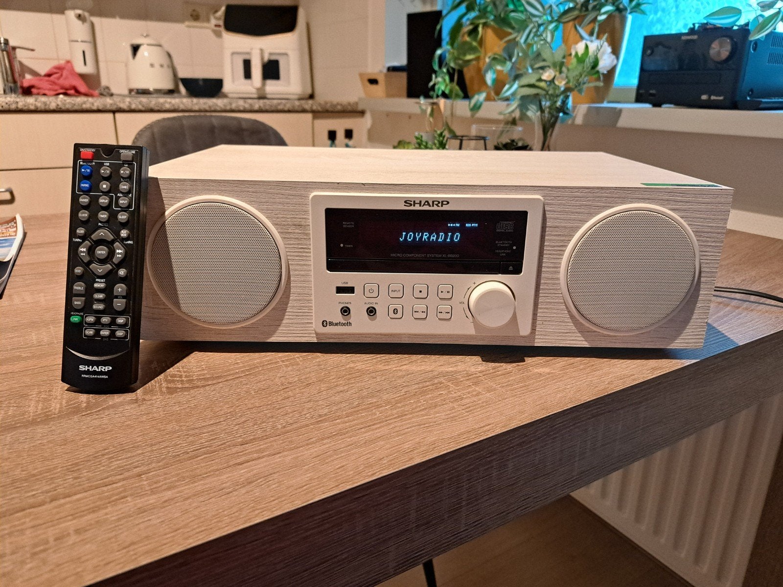 SHARP XL-BB20D(WH) Micro Component System met Bluetooth, Audio, Tv en Foto, Stereo-sets, Ophalen, Microset, Cd-speler, Zo goed als nieuw