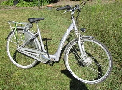 Nieuw Bikkel LAGE opstap ELEKTRISCH  nieuwstaat, Zo goed als nieuw, Minder dan 47 cm, 50 km per accu of meer, Ophalen