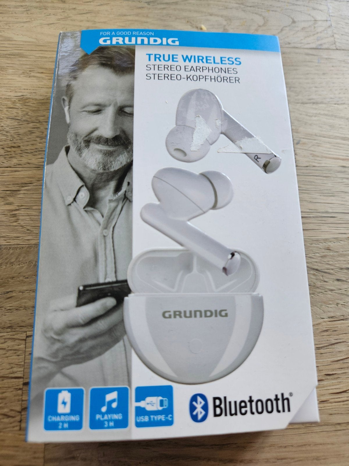 Grundig True Wireless Stereo Earphones - Wit, Overige merken, In-ear, Nieuw, Ophalen of Verzenden