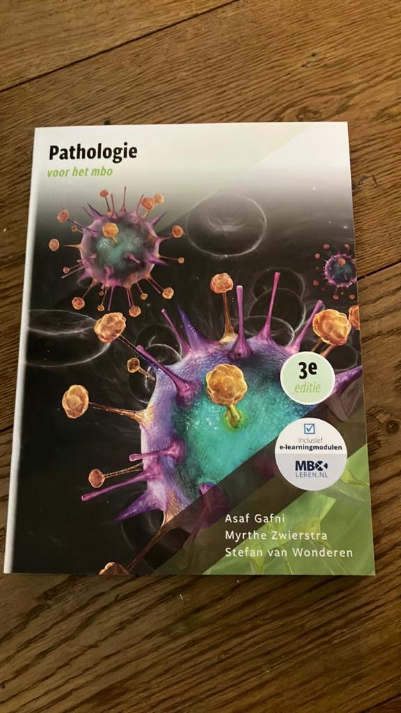 Asaf Gafni - Pathologie voor het mbo, Boeken, Ophalen, Zo goed als nieuw, Asaf Gafni; Myrthe Zwierstra; Stefan van Wonderen, Nederlands