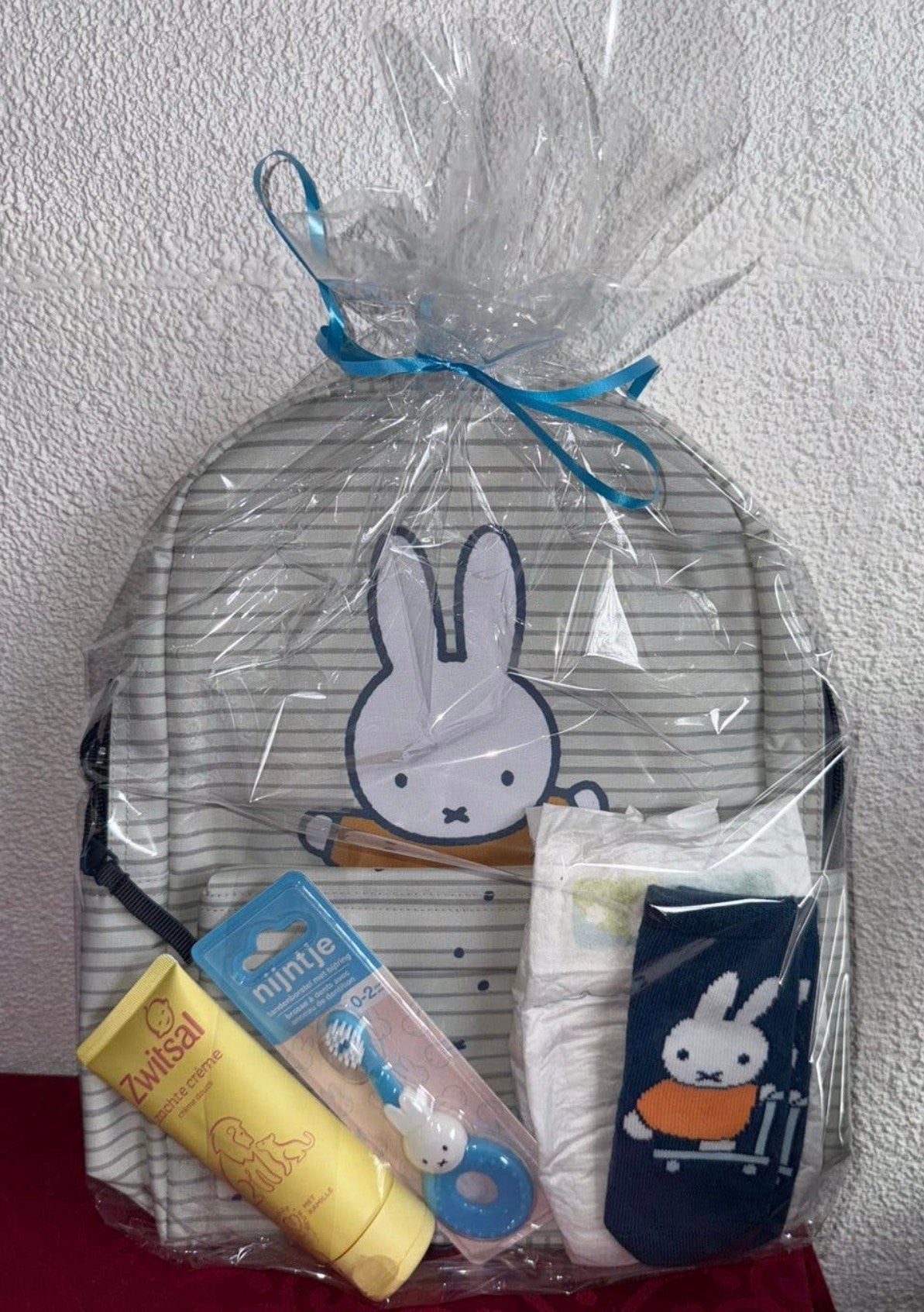 Kraamcadeau voor een jongetje met nijntje rugtas, Ophalen, Nieuw, Kraamcadeau