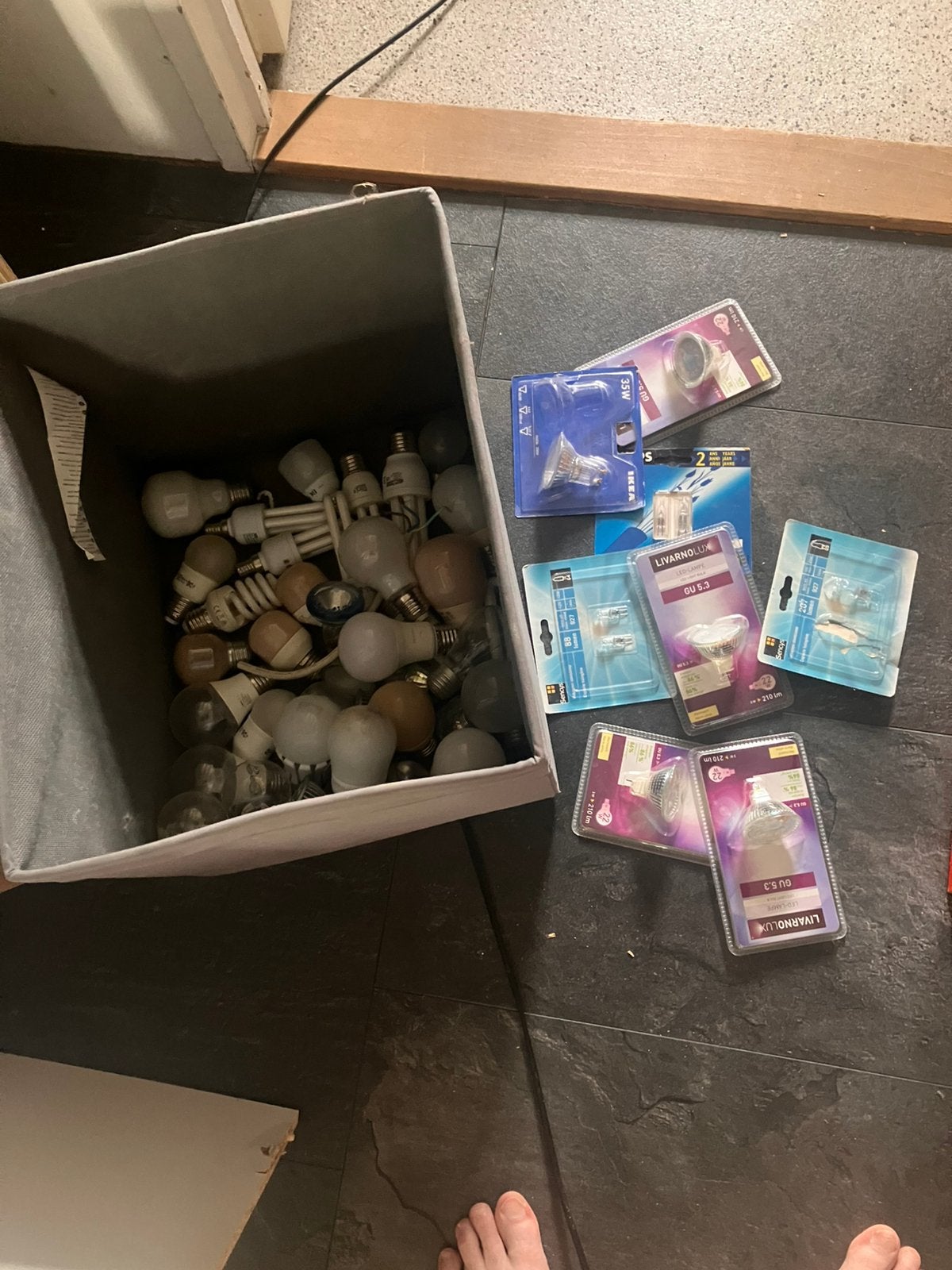 Gloeilampen en halogeen lampjes, Huis en Inrichting, Ophalen, Zo goed als nieuw