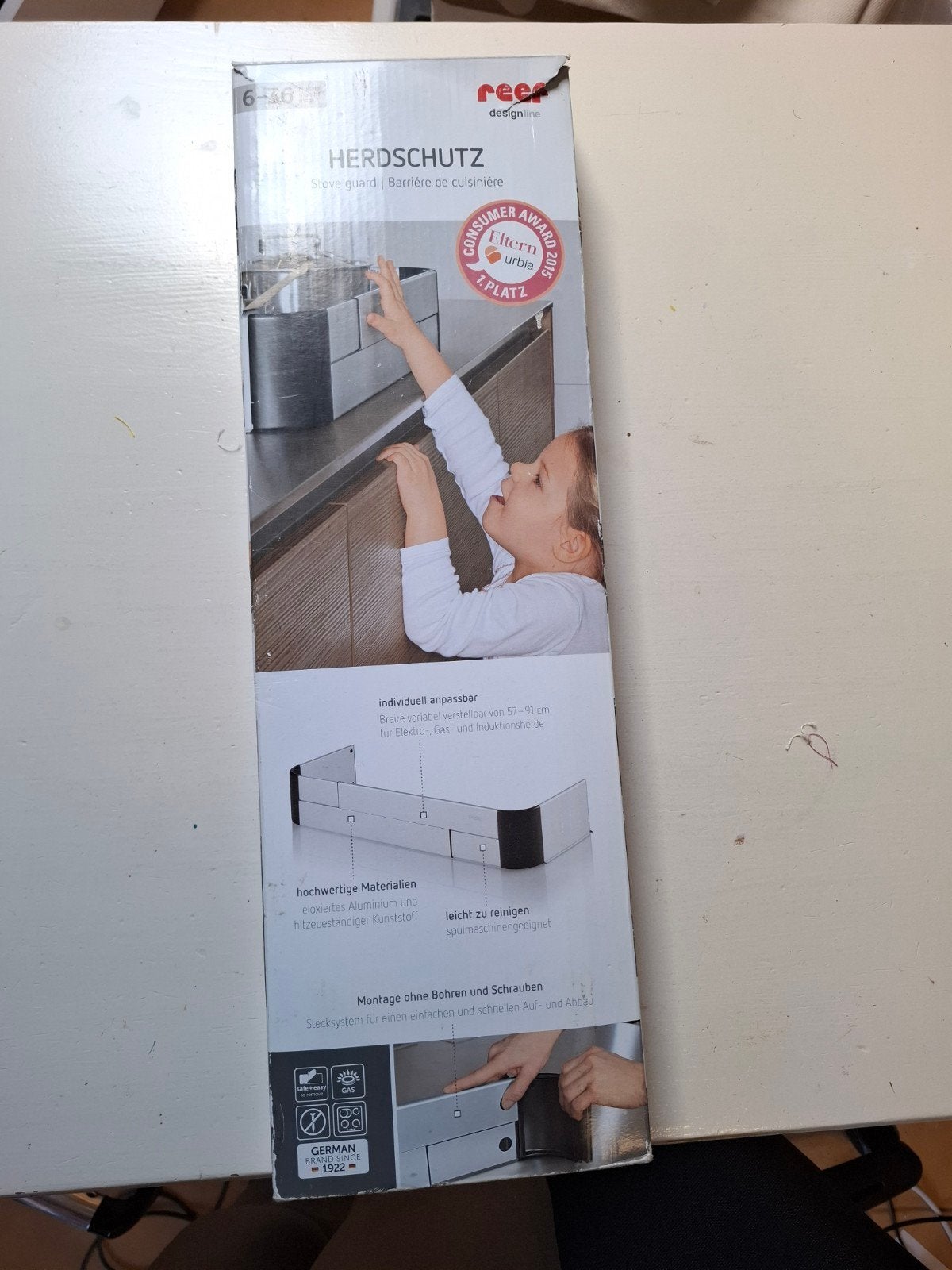 Reer Designline Kookplaatbeschermer - Nieuw in doos, Ophalen of Verzenden, Nieuw