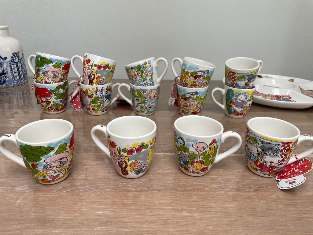 14 senseo koffiekopjes Blond Amsterdam, Ophalen, Aardewerk, Blond Amsterdam, Kop(pen) en/of Schotel(s)