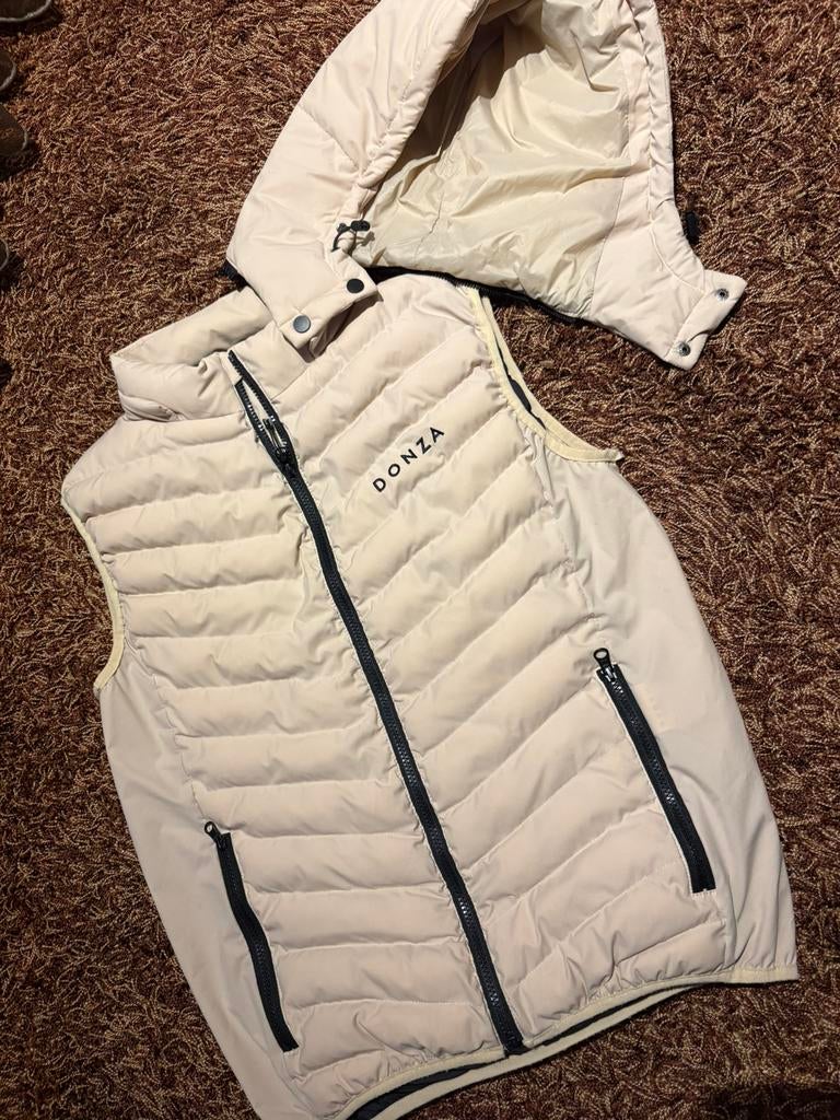 Donza creme kleurig body warmer maat L, Ophalen of Verzenden, Zo goed als nieuw, Maat 52/54 (L), Beige
