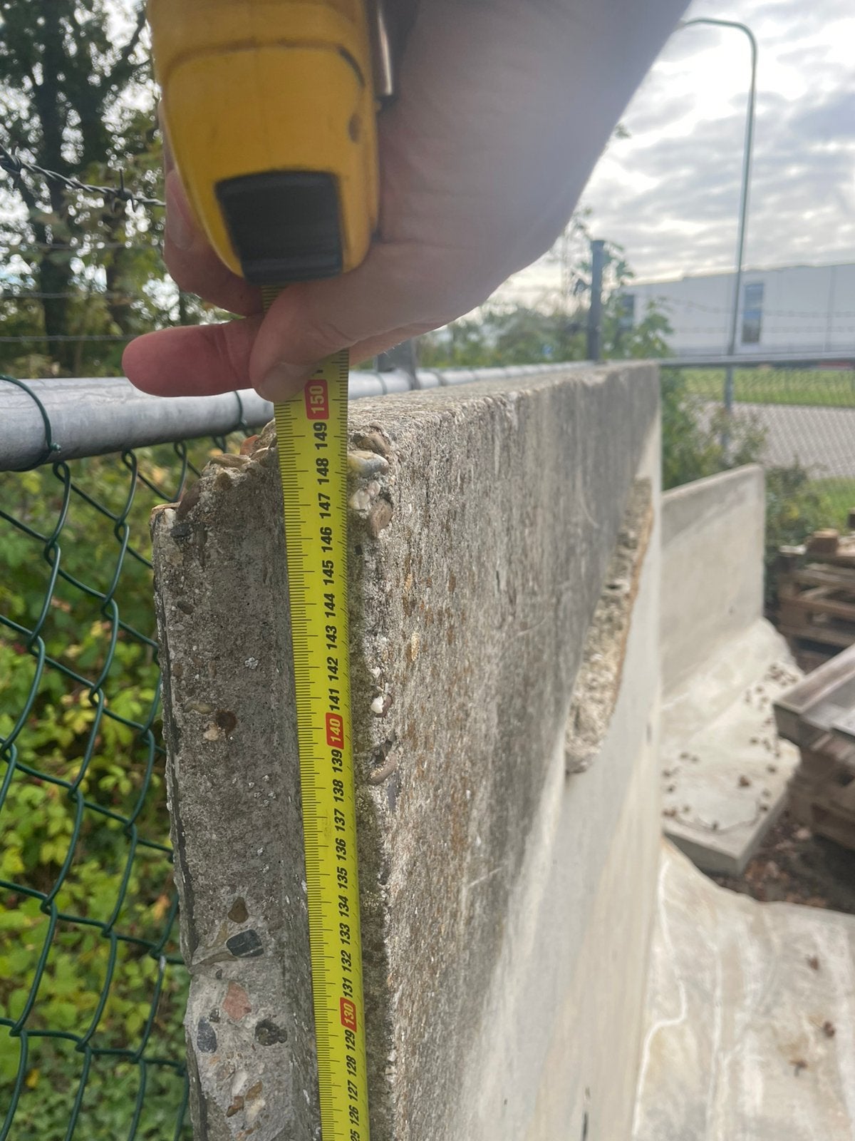 L element beton 2 maten, Ophalen, Gebruikt, Beton