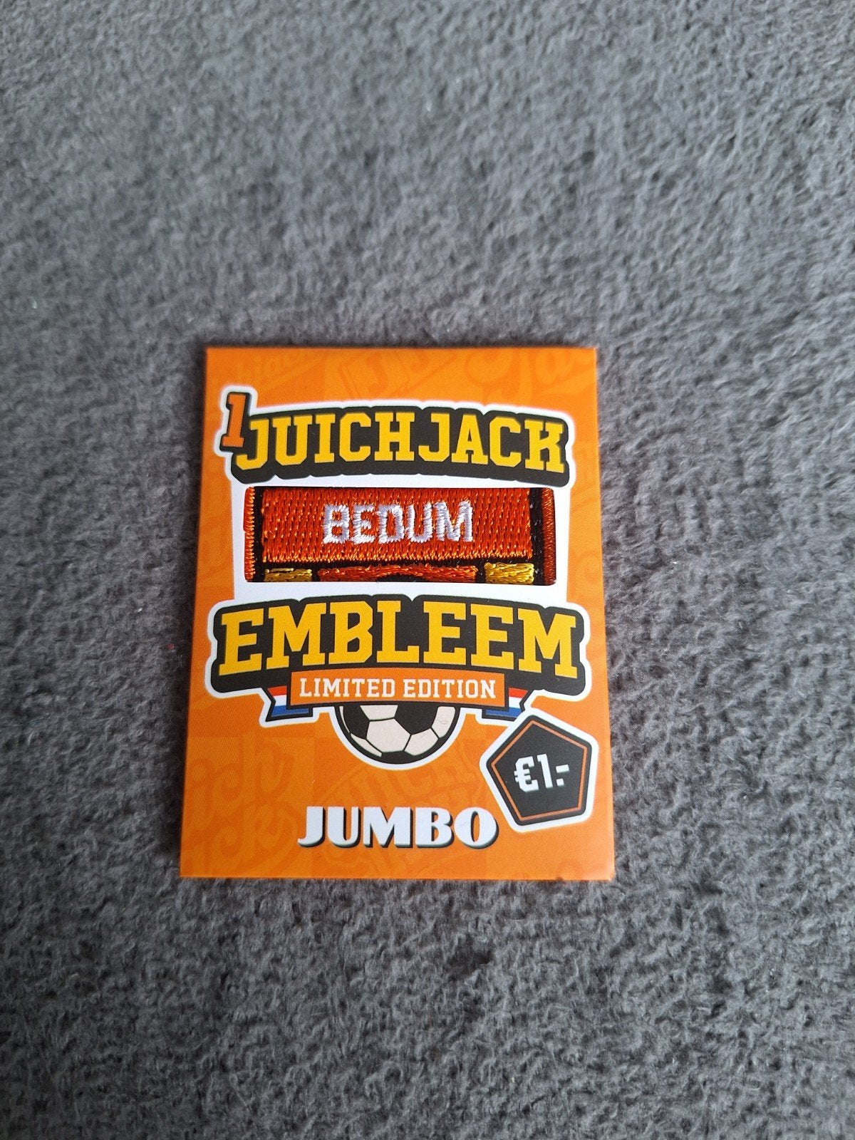 Jumbo Juich Jack Embleem / Bedum, Ophalen, Nieuw