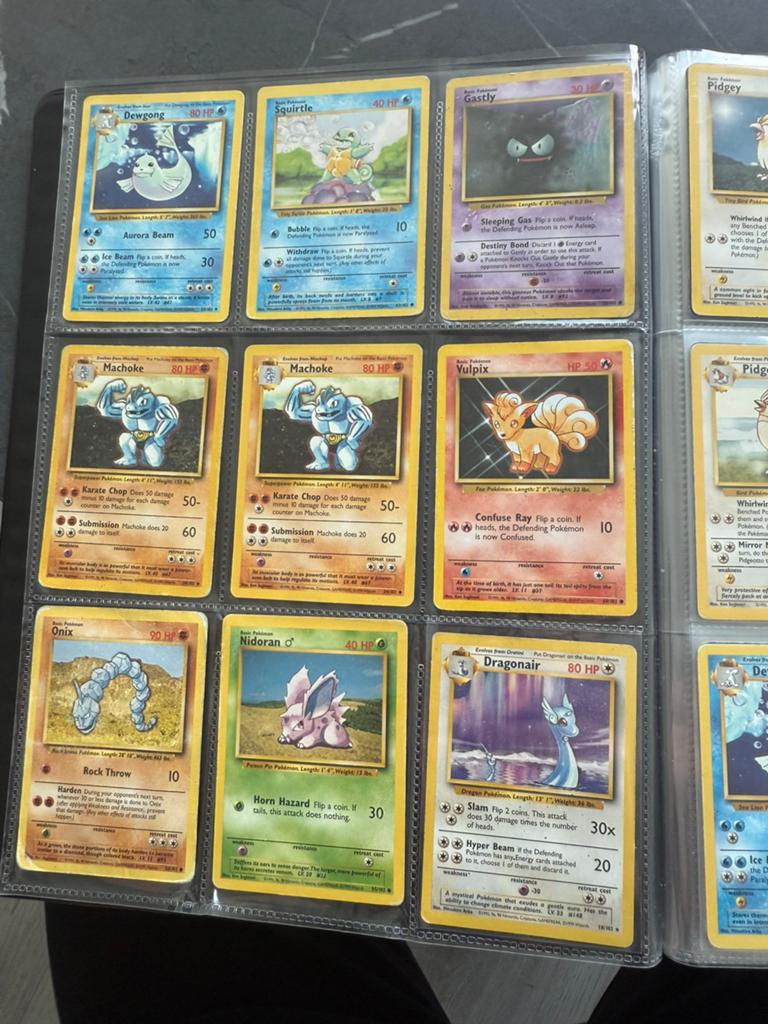Vintage pokemon kaarten collectie, Verzenden, Gebruikt