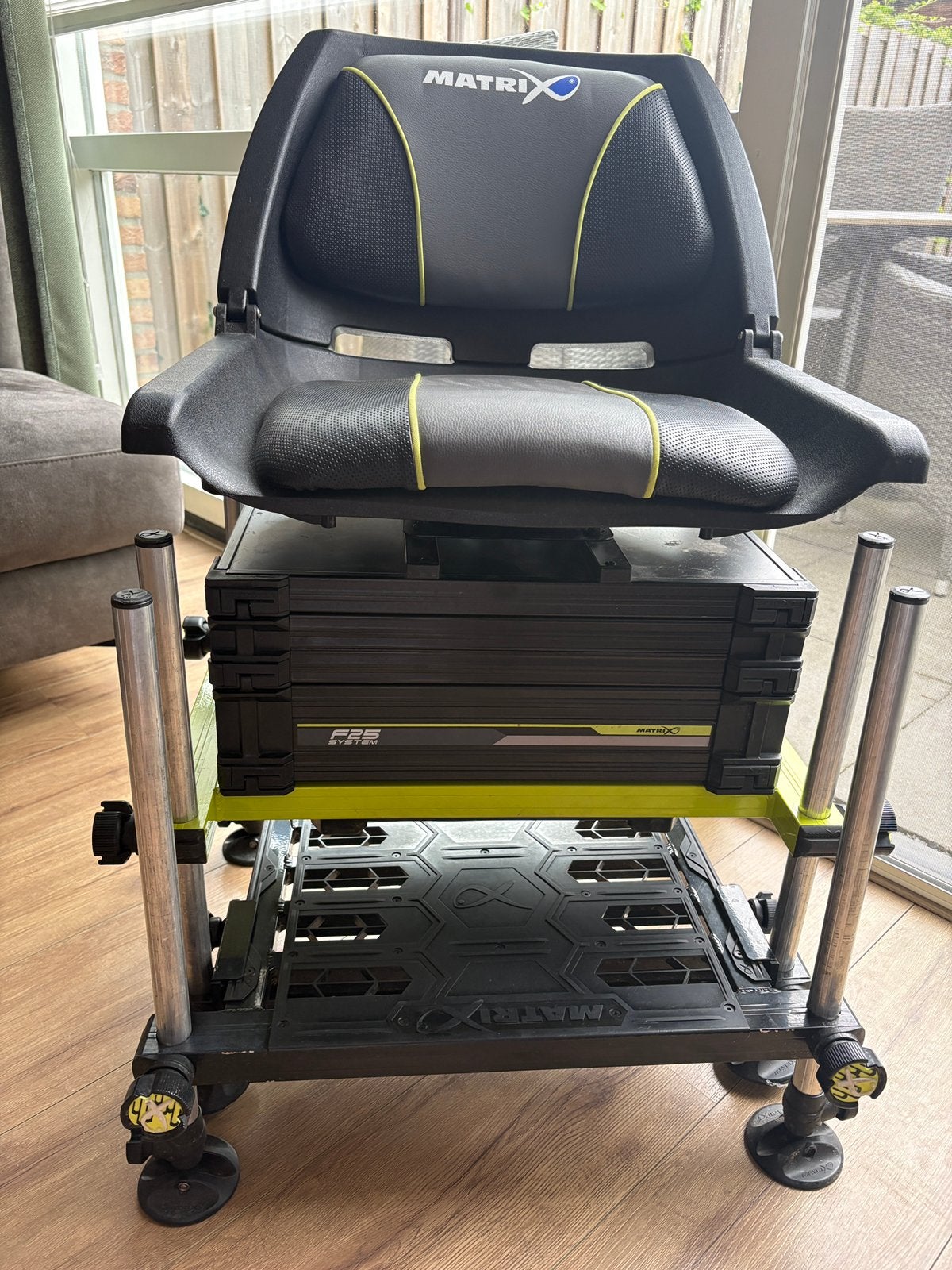 Matrix F25 Pro Swivel Seatbox ( visstoel), Watersport en Boten, Ophalen, Zo goed als nieuw, Overige typen