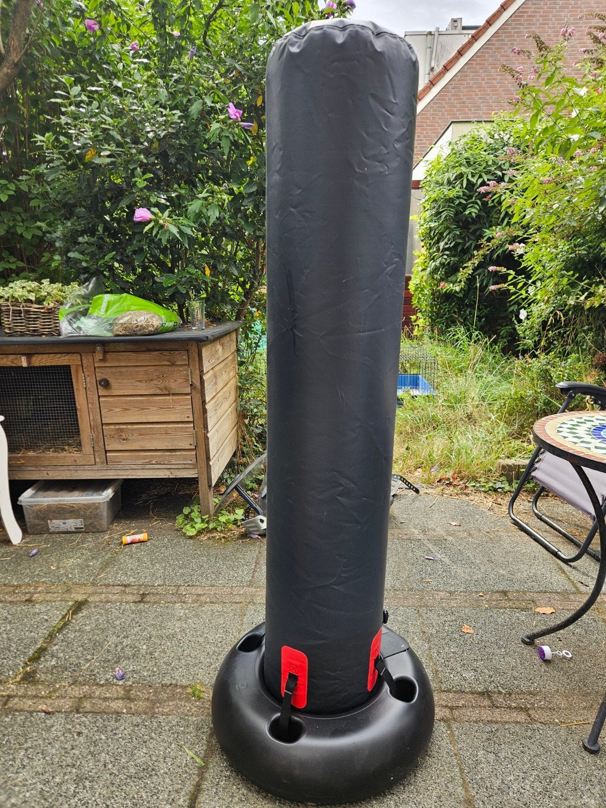 Opblaasbare bokspaal 160cm - OUTSHOCK Zo goed als nieuw, Ophalen, Zo goed als nieuw, Bokszak