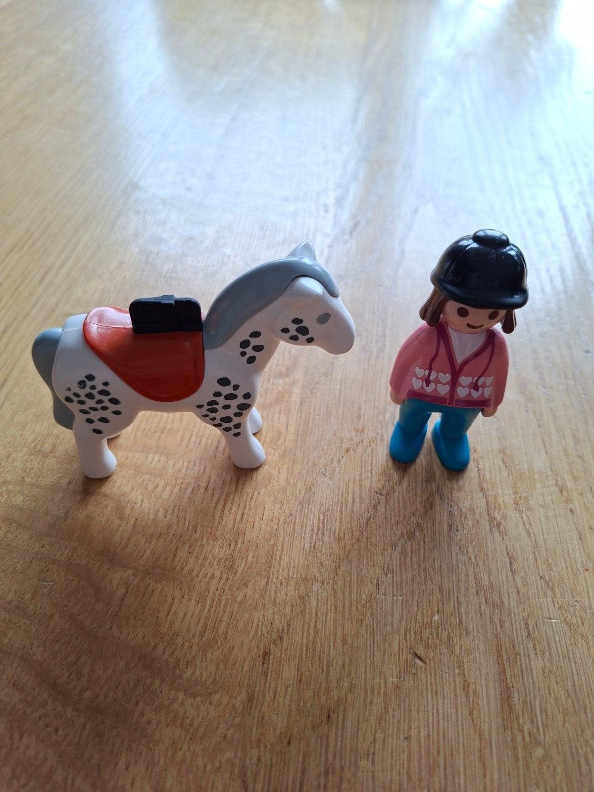 Playmobil Paard met Ruiter, Ophalen of Verzenden, Zo goed als nieuw, Complete set, Figuren