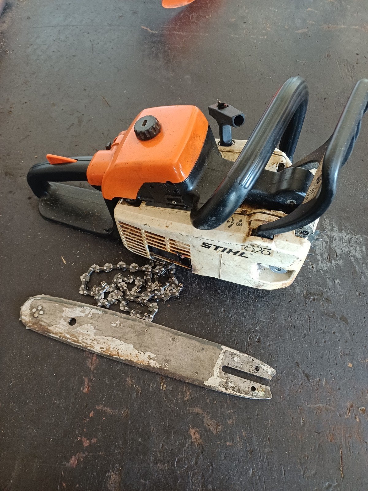 stihl ms 200 loop sloop, Tuin en Terras, Hand-tuingereedschap, Verzenden, Gebruikt