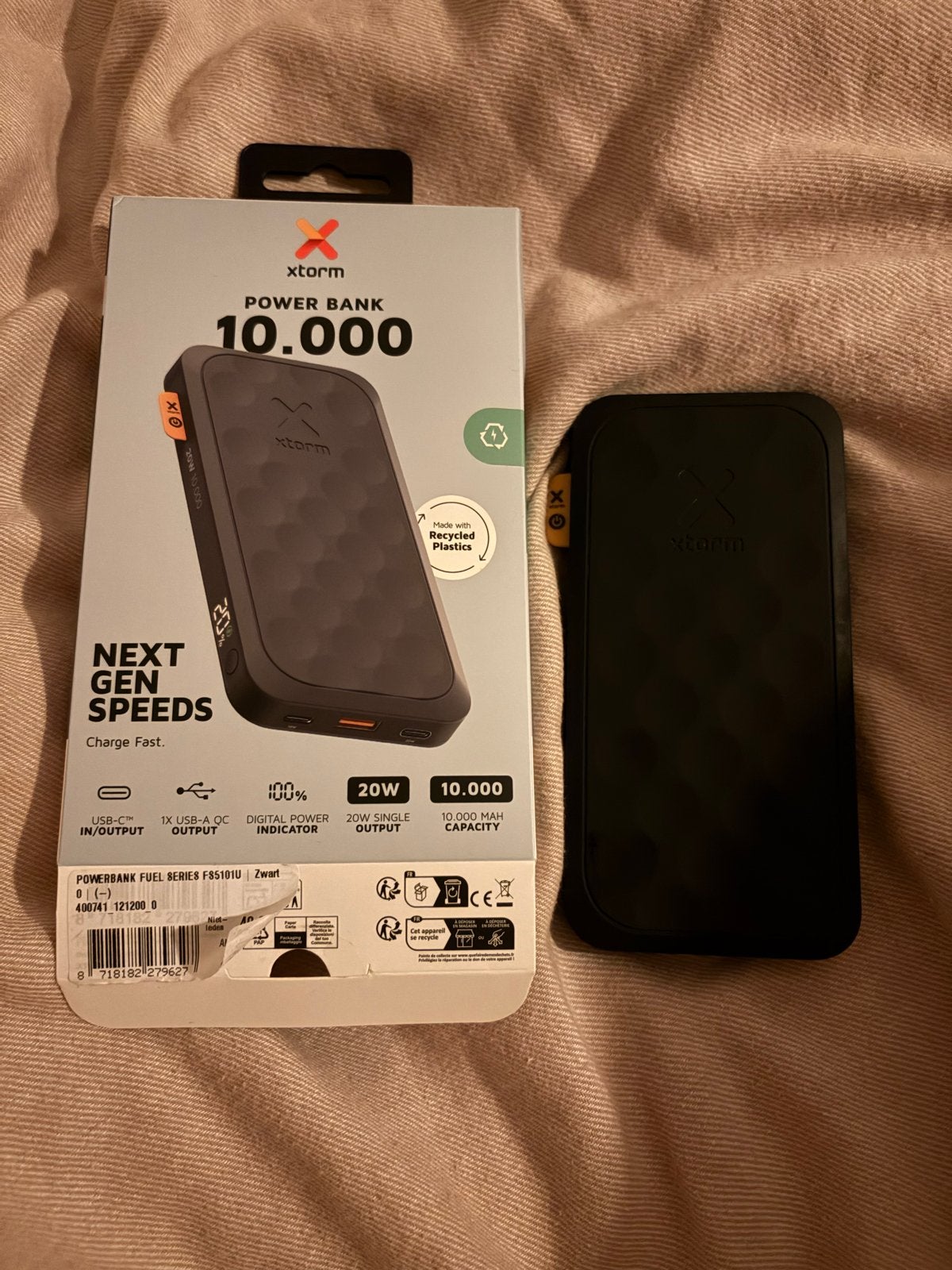 Xtorm Power Bank 10.000 mAh - Snelladen, Ophalen of Verzenden, Zo goed als nieuw