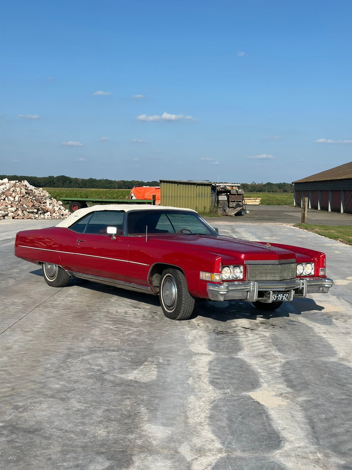 Cadillac Eldorado 1974 cabrio lpg apk/wegenbelastingvrij, 8 cilinders, Cabriolet, Leder, Overige kleuren