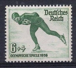 Duitse Rijk (81) - Olympische Winterspelen 1936 - schaatsen, Postzegels en Munten, Verzenden, Duitse Keizerrijk