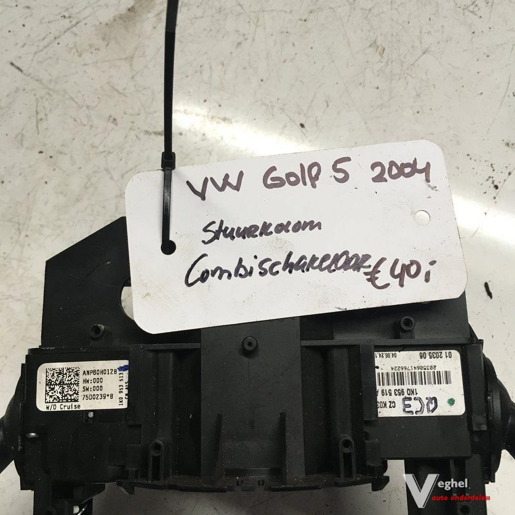 Vw Golf 5 2004  Stuurkolom Combischakelaar  ANP80H072A, Gebruikt, -, -, Ophalen of Verzenden