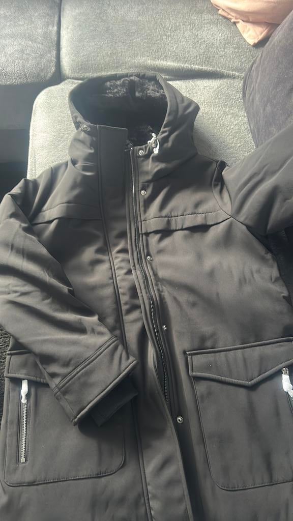 Jas, Kleding | Dames, Jassen | Winter, Ophalen of Verzenden, Nieuw, Maat 38/40 (M), Zwart