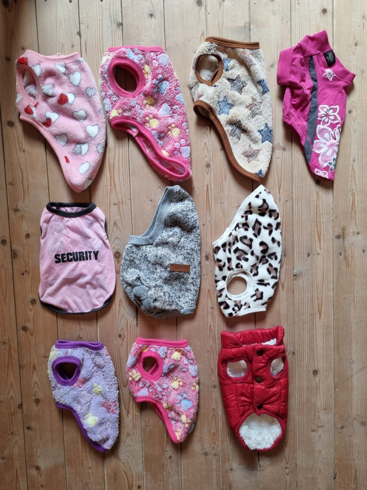 Veel jasjes en truitjes zgan samen voor 25,-, Dieren en Toebehoren, Hondenkleding, Ophalen, Zo goed als nieuw