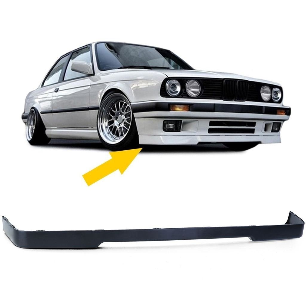 Voorbumper spoiler Onderlip Voor BMW E30 Mat Zwart, Verzenden, Automotive Parts, A.parts@hotmail.nl, Trasmolenlaan 12 3447 GZ Woerden