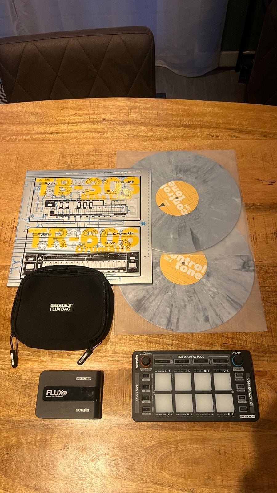 Reloop Flux Go, Neon Controller & Serato Control Vinyl Set, Ophalen of Verzenden, Nieuw, Dj-set, Reloop