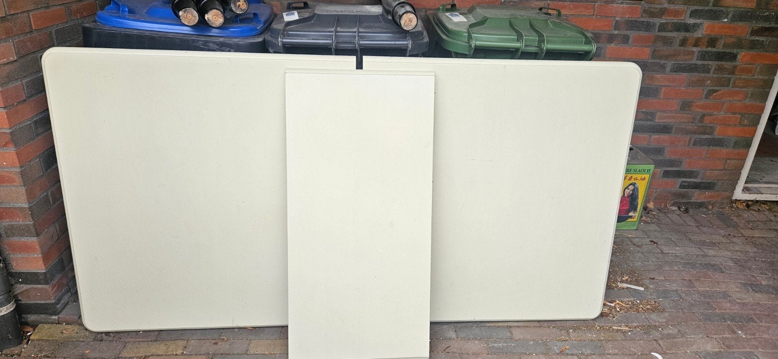 gratis eettafel, Huis en Inrichting, Tafels | Eettafels, Ophalen, Gebruikt, 200 cm of meer, 50 tot 100 cm