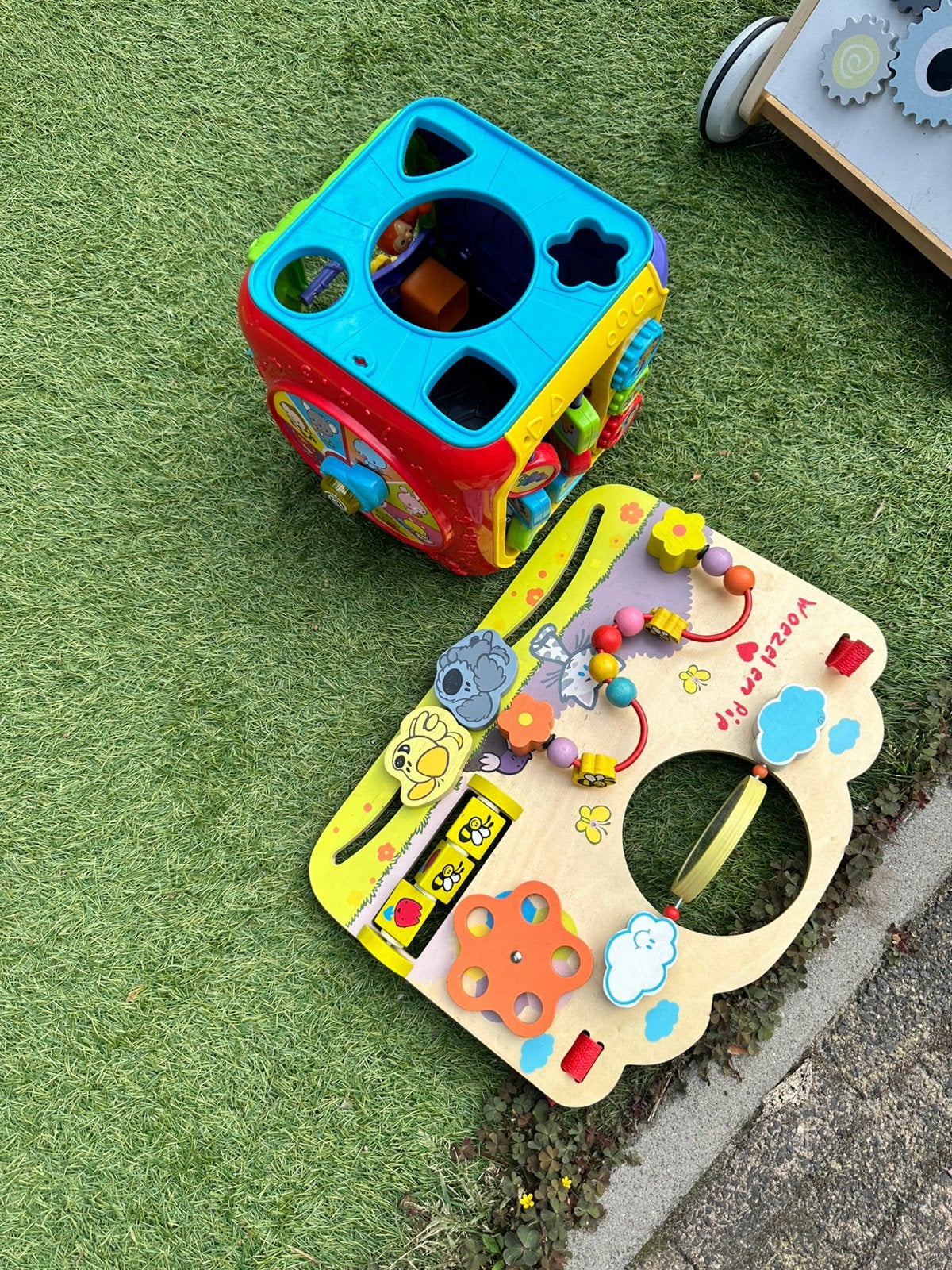 VTech activiteitenkubus, Ophalen, Gebruikt