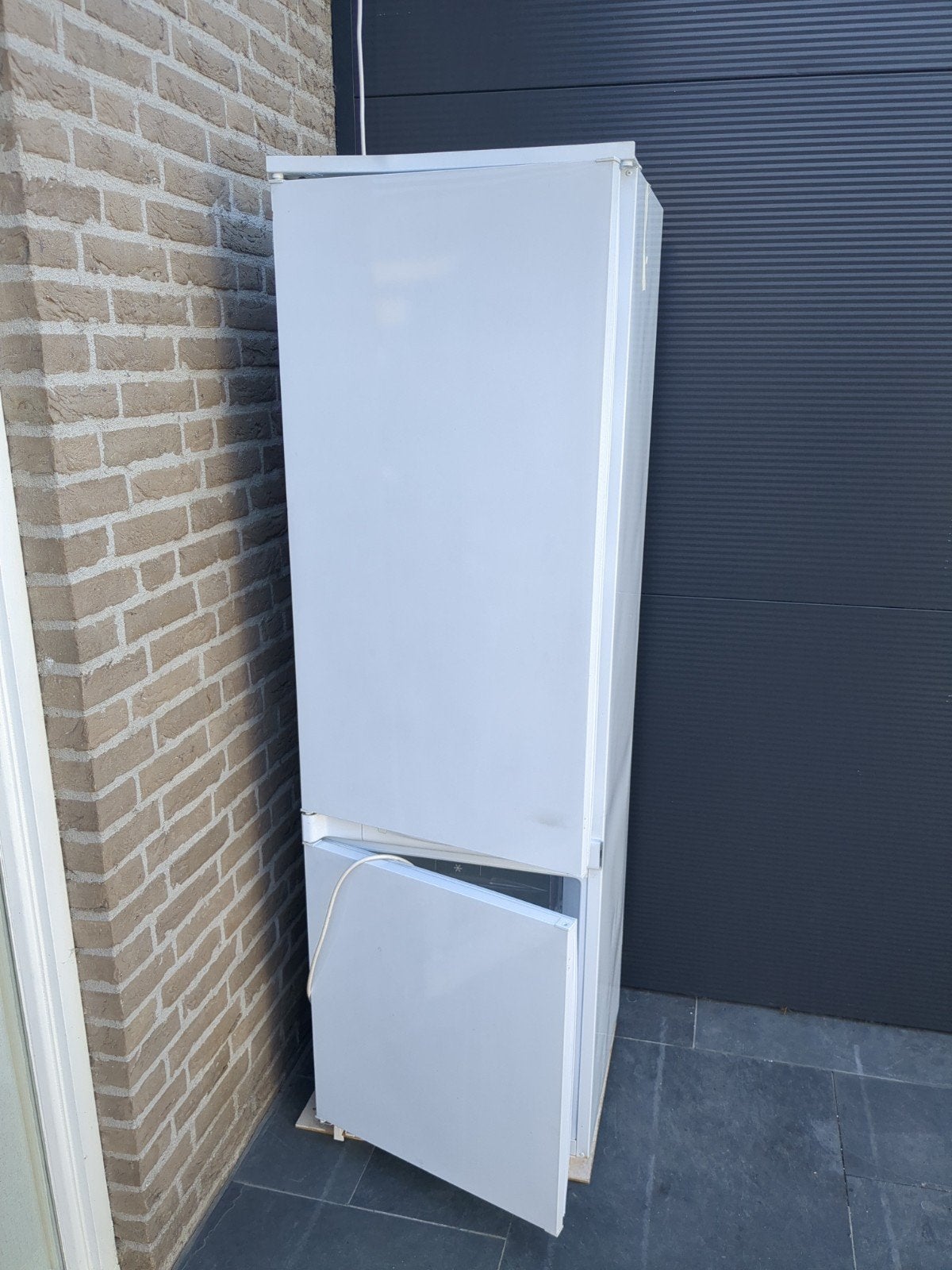 Inbouw koelkast Hotpoint Ariston, Ophalen, Gebruikt, 200 liter of meer, Met aparte vriezer