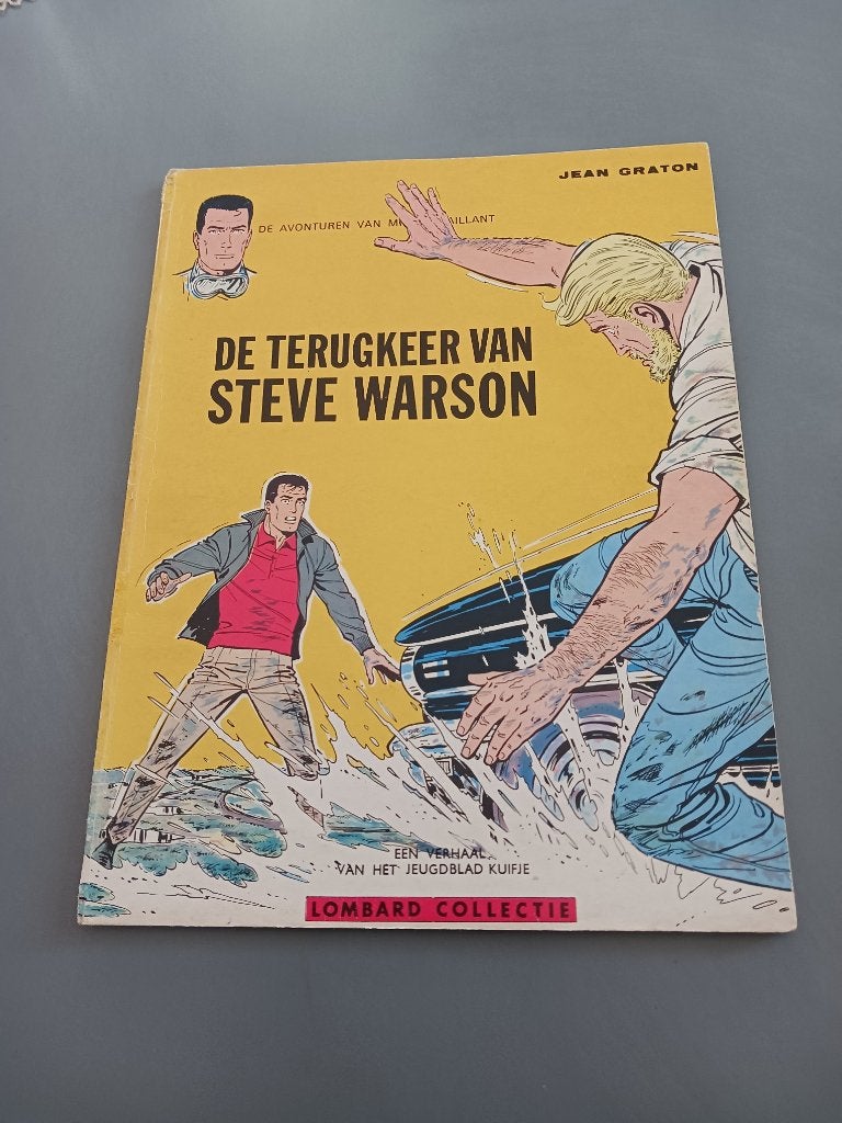 Michel Vaillant, Terugkeer V; Steve Warson, Lombard 1ste dr., Boeken, Eén stripboek, Ophalen of Verzenden, Gelezen