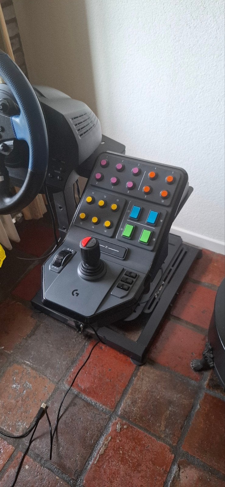 logitech sidepanel, Ophalen, Zo goed als nieuw, Logitech Saitek