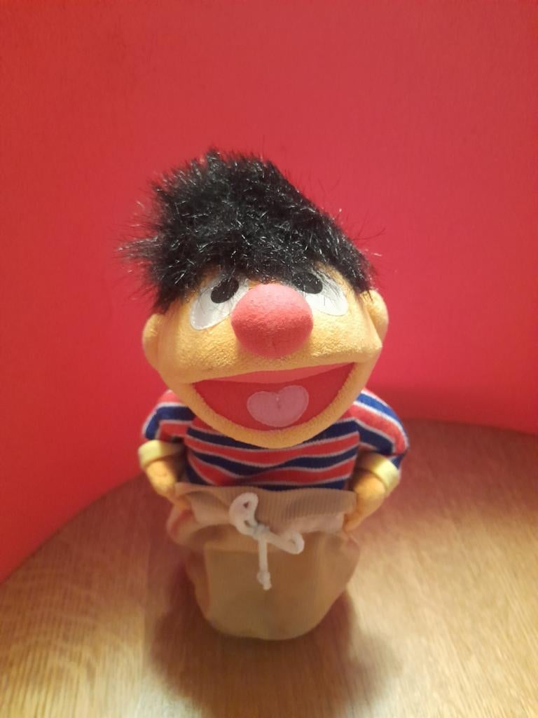 Bert & Ernie pop 27 cm, Ophalen of Verzenden