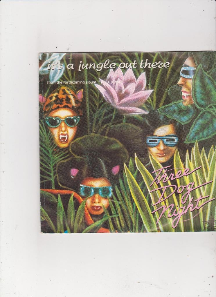 7" Single Three Dog Night - It's a jungle out there, Ophalen of Verzenden, Gebruikt, 7 inch, Dance