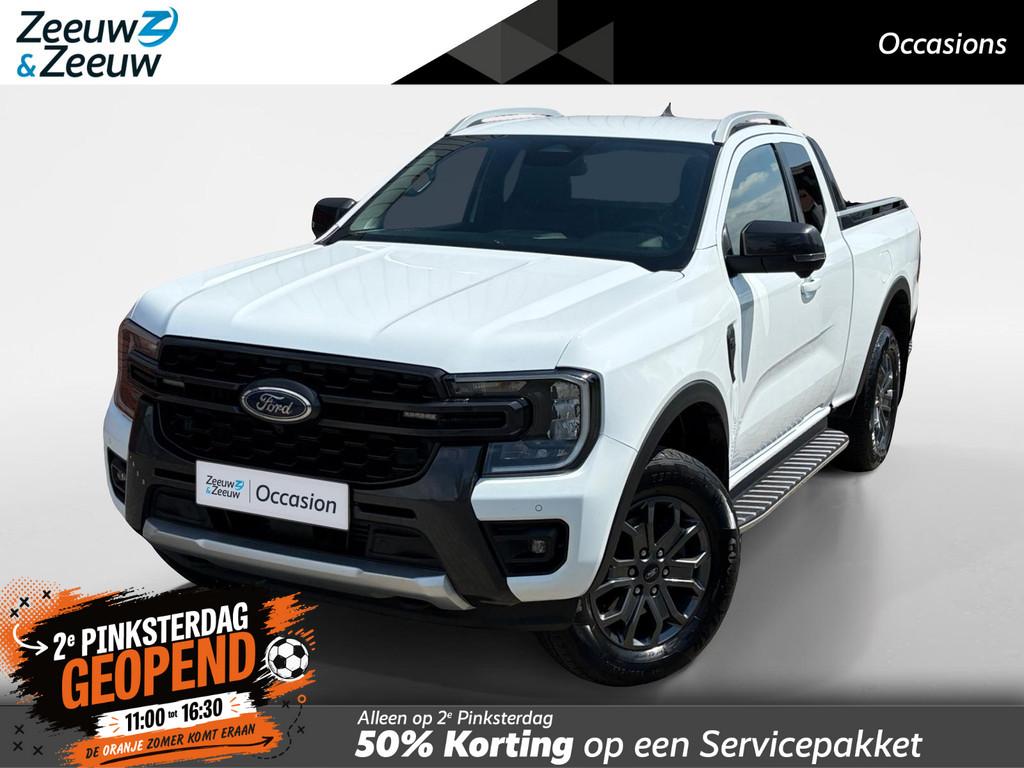 Ford Ranger 2.0 Super Cab EcoBlue Wildtrak | Adaptieve Cruis, Auto's, Ford, Bedrijf, Te koop, Ranger, 360° camera, 4x4, ABS, Achteruitrijcamera