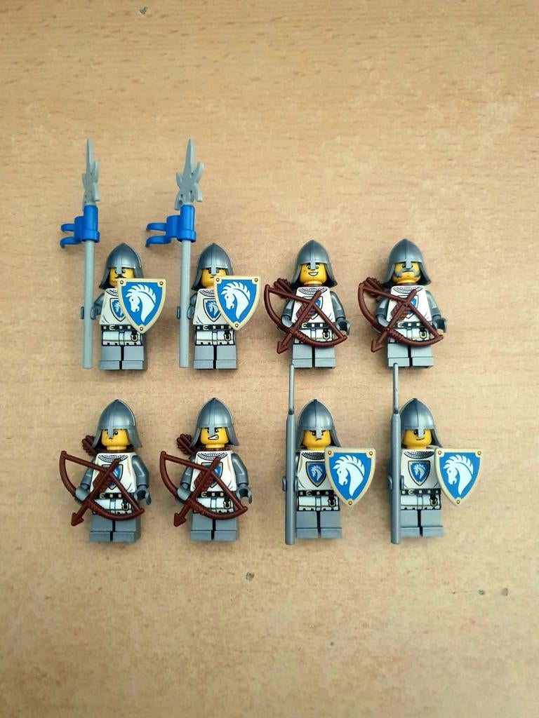 Lego Castle Medieval Horse Knights Ridders Minifiguren, Kinderen en Baby's, Speelgoed | Duplo en Lego, Verzenden, Lego