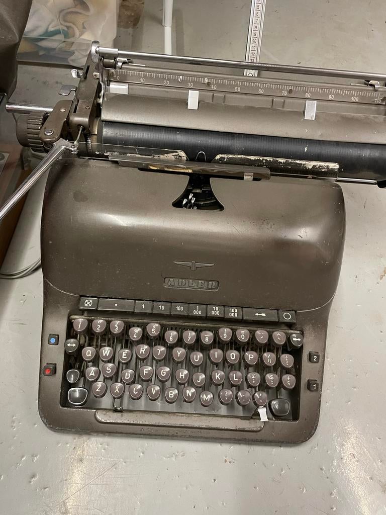 Typemachine, Ophalen