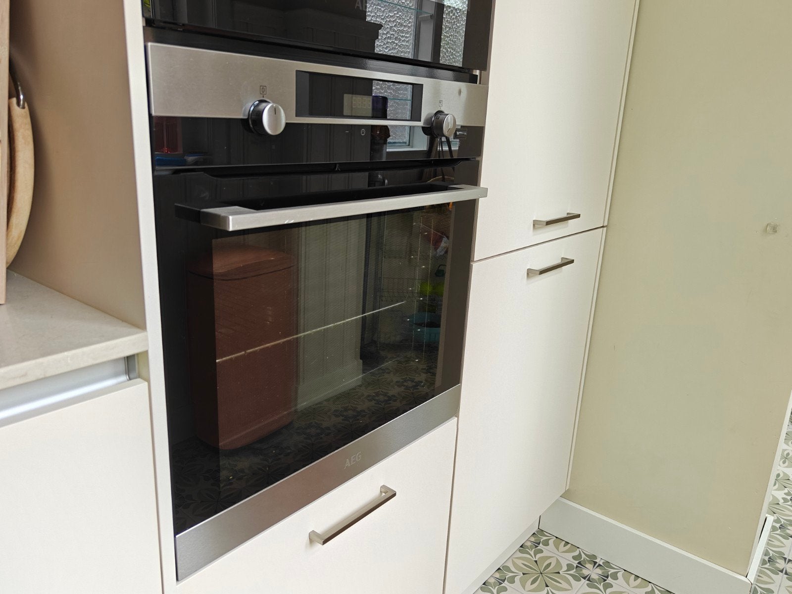 AEG Inbouw Oven BCK456220M - met stoomfunctie, Ophalen, Gebruikt, Hete lucht, Oven