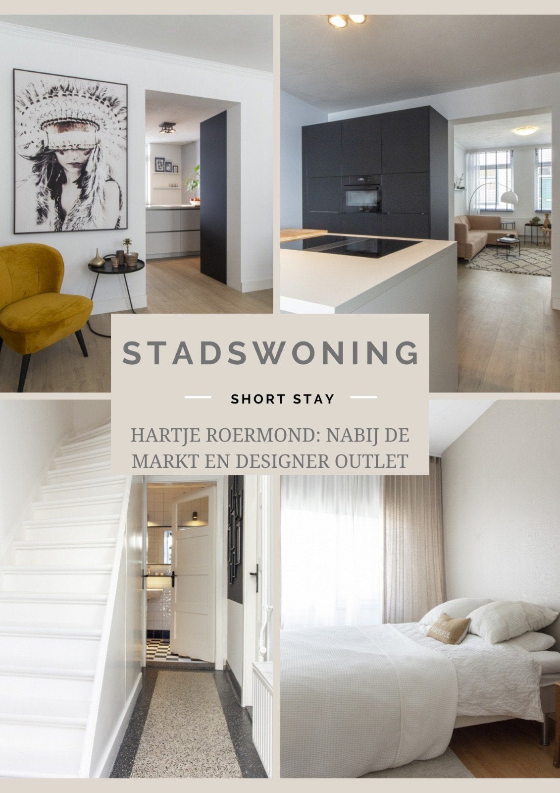 Volledig ingerichte stadswoning hartje Roermond, Benedenwoning, 55 m², Direct bij eigenaar, 5 kamers