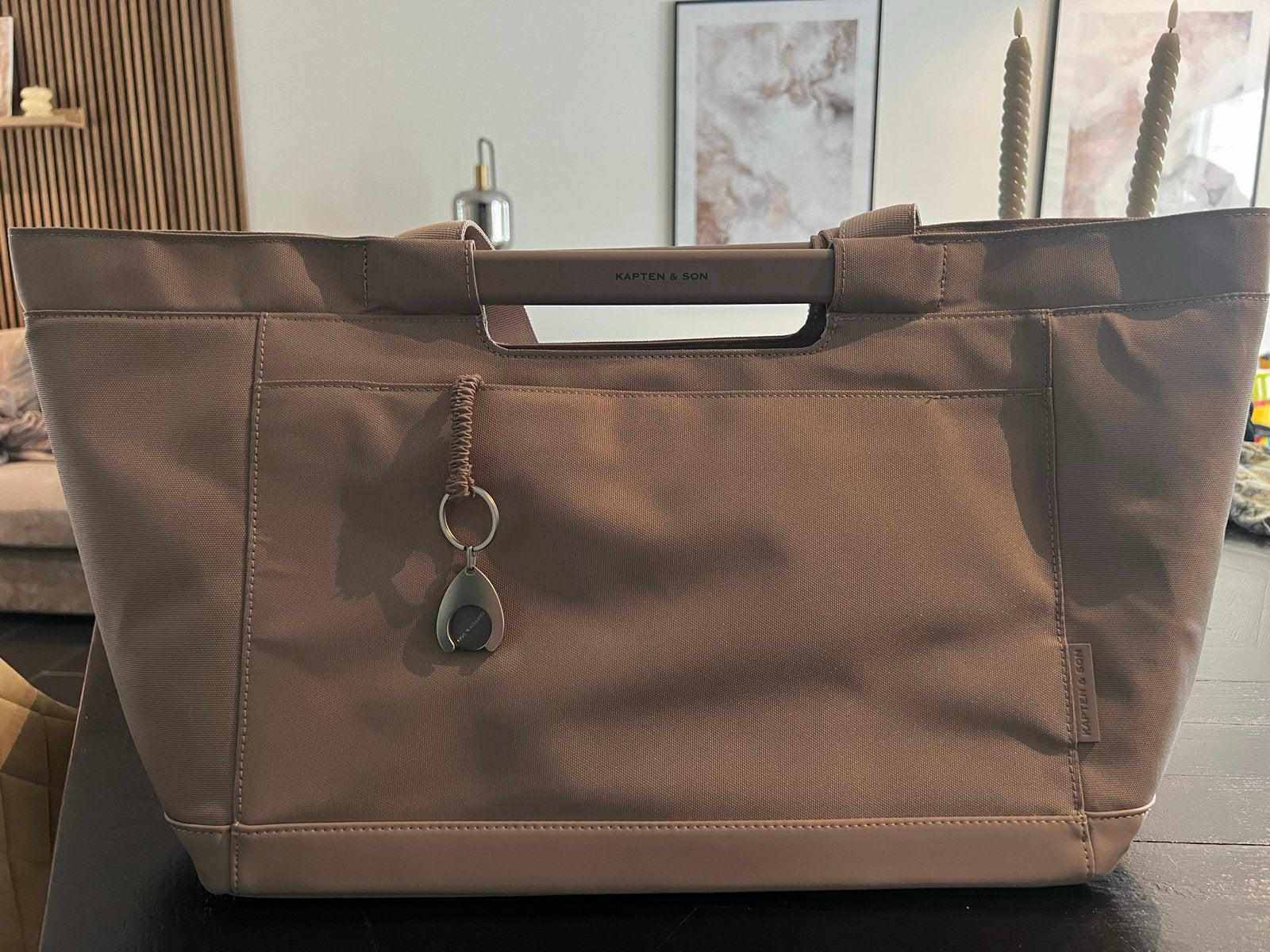 Kapten & Son Vaasa Shopping Basket Muted Rose Shopper, Verzenden, Nieuw, Roze, Shopper