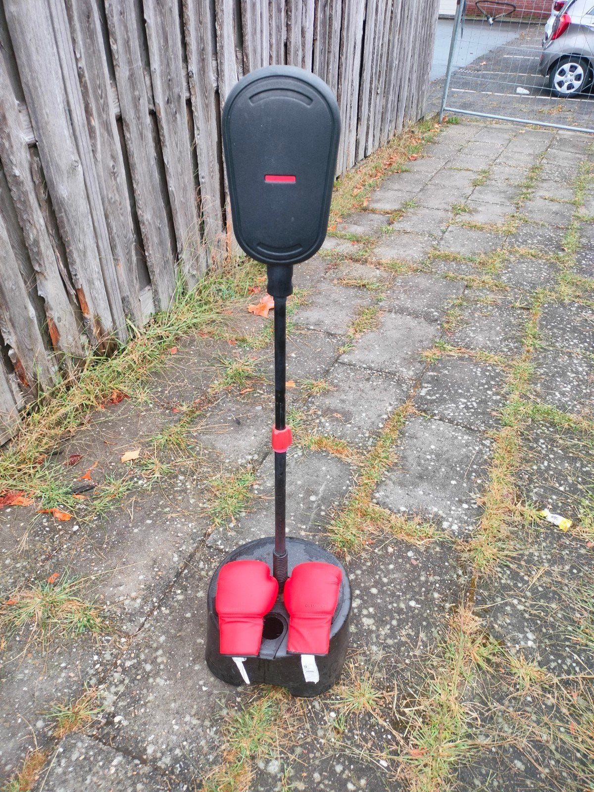 Boksbal met handschoenen - Ideaal voor training, Ophalen, Gebruikt, Boksbal