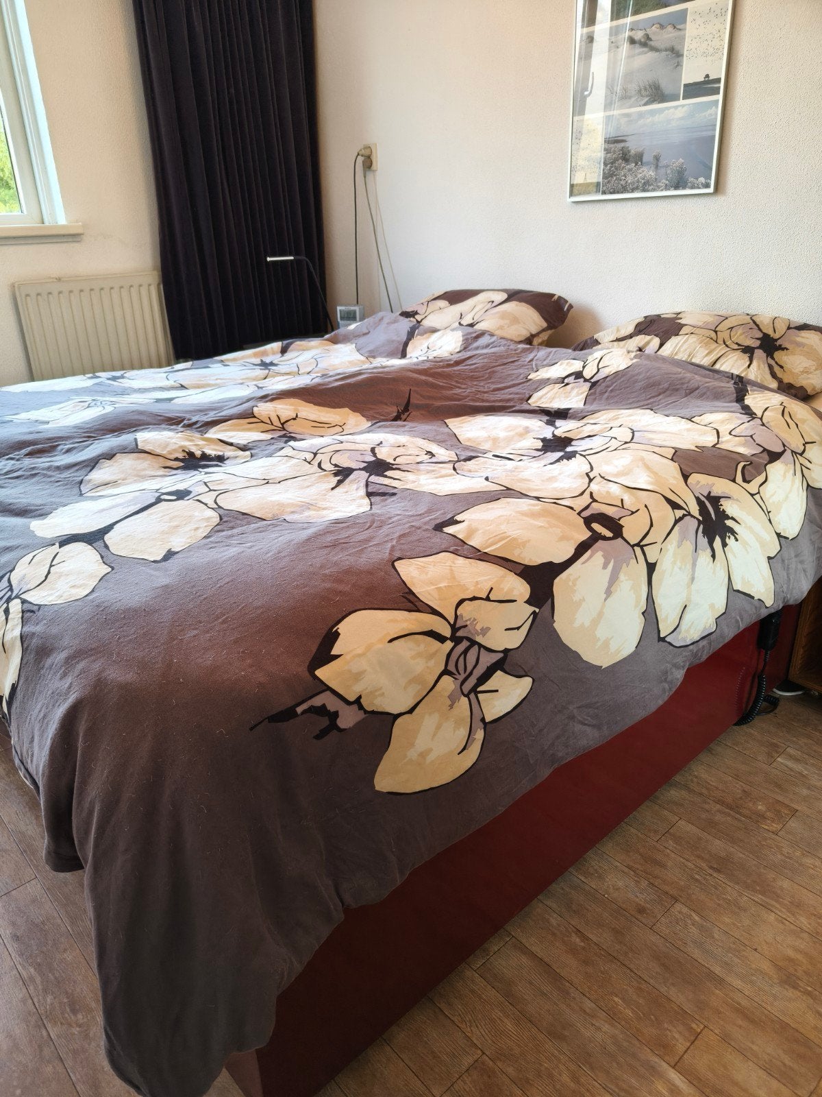 2 persoons bed (elektrisch verstelbaar), Ophalen, Gebruikt, Tweepersoons, 180 cm